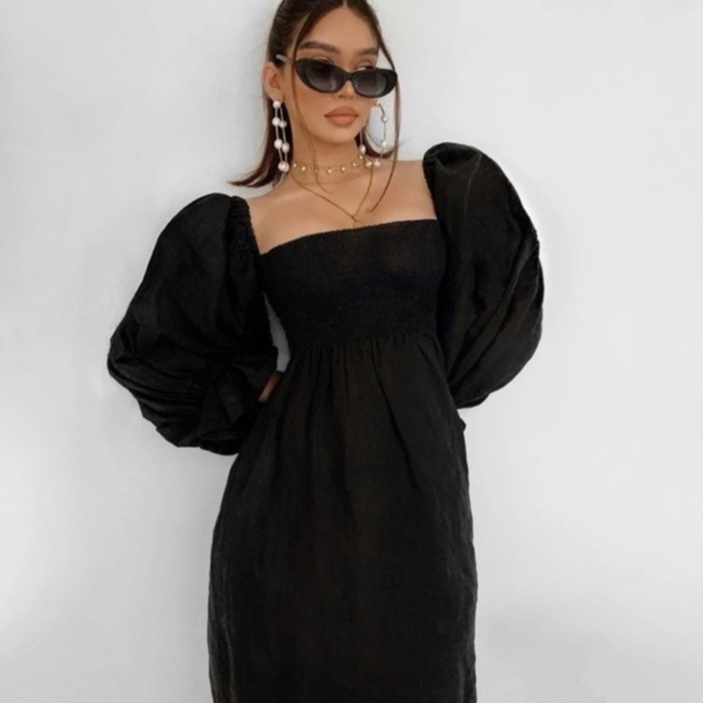 Sleeper Atlanta Linen Dress